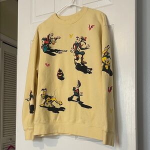Unisex Yellow Disney Sweater